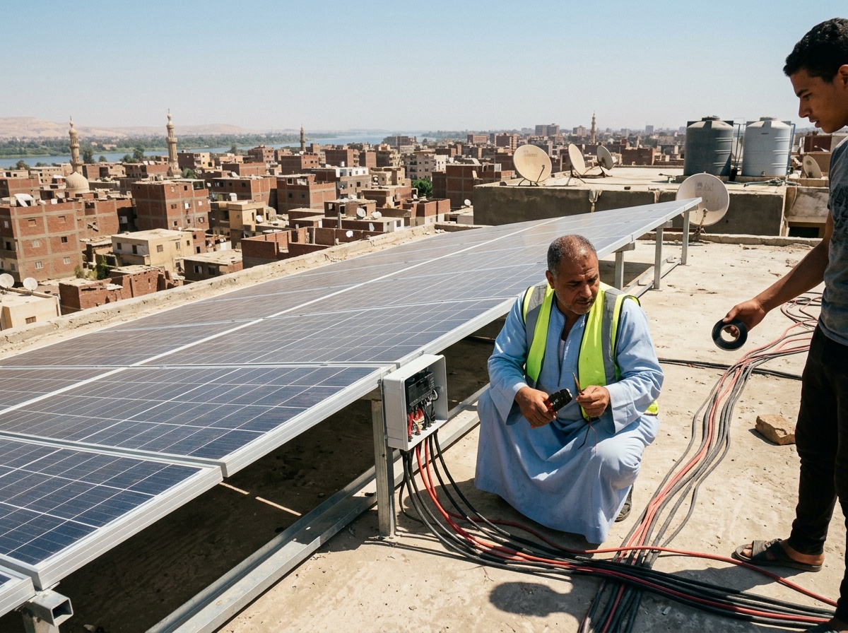 Solar wiring Egypt